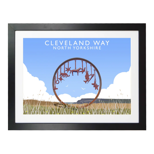 Cleveland Way 2 by Richard O'Neil - Graphic Art Print on Canvas