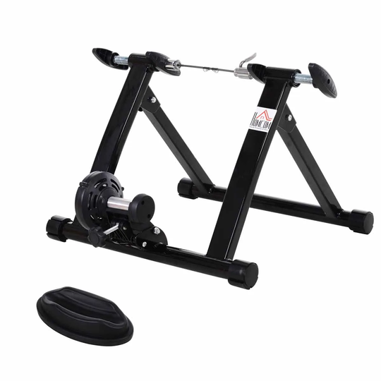 Homcom Indoor Bicycle Magnetic Foldable Turbo Trainer Suitable 26-28"/700C Tyres