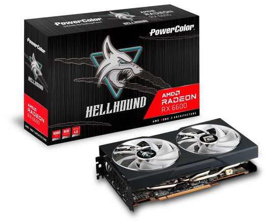 PowerColor Radeon RX 6600 8GB Hellhound Graphics Card