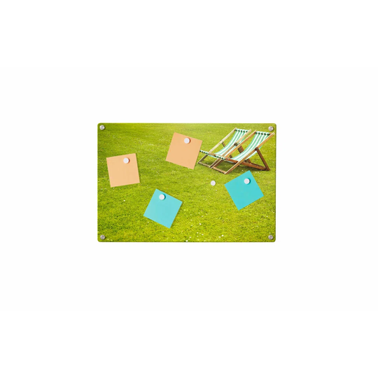 Garden Holiday Magnetic Wall Mounted Photo Memo Board