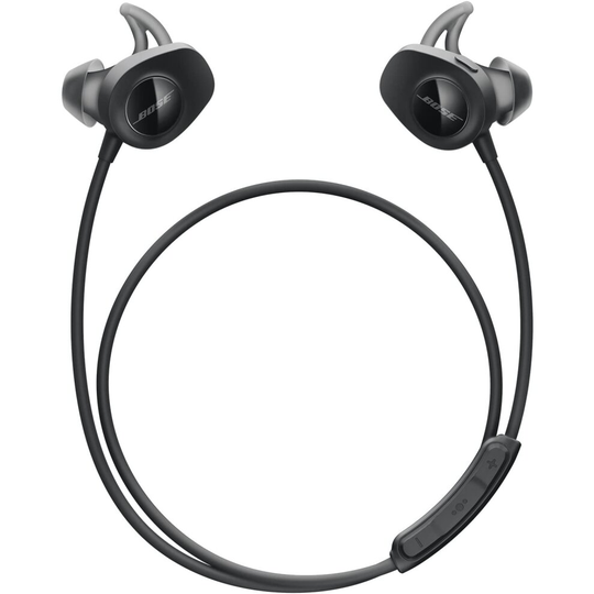 Bose SoundSport, Wireless Earbuds, (Sweatproof Bluetooth Headphones for Running and Sports), Black