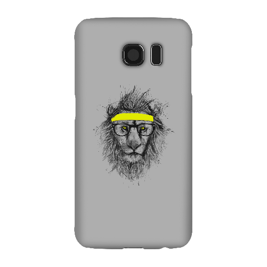 Balazs Solti Lion And Sweatband Phone Case for iPhone and Android - Samsung S6 - Snap Case - Matte