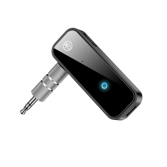 2 In 1 Bluetooth 5.0 Audio Wireless Adapter 3.5mm AUX Car Receiver Computer TV Projector Transmitter