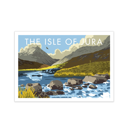 Isle of Jura Loch An T Siob by Stephen Millership - Graphict Art Print on Paper