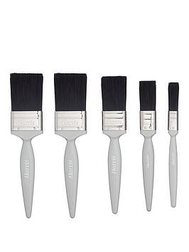 Harris Essentials Woodwork Gloss Paint Brushes 5 Pack
