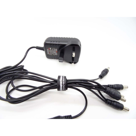9V GUITAR EFFECT PEDAL Power Supply Adapter 5 WAY DAISY CHAIN SPLITTER Lead