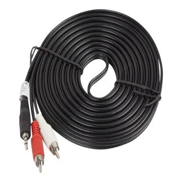 Lanberg Audiokabel Sort 5m - Black