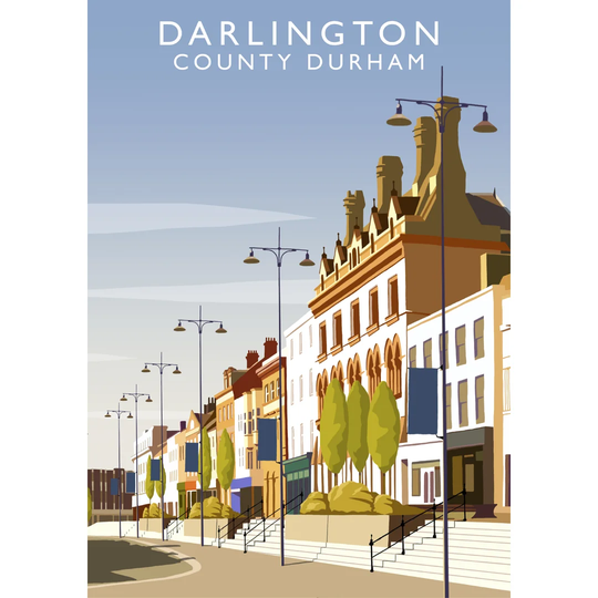 Darlington 2 by Richard O'Neil - Picture Frame Graphic Art Print on Paper