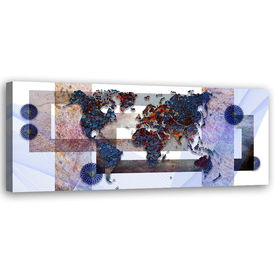 Canvas Print, Purple Abstraction 16948