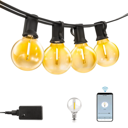Allana-Jo 15.2M 26 - Bulb Festoon Lights String Light (End to End Connectable)