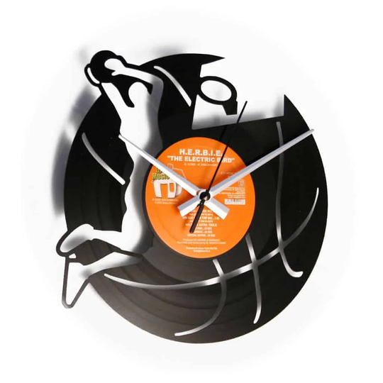 Basketball Inspired Vinyl 30cm Silent Wall Clock