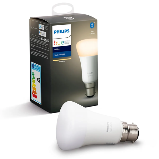 Philips Hue Smart Wi-Fi Dimmable White B22 60W Bluetooth Light Bulb