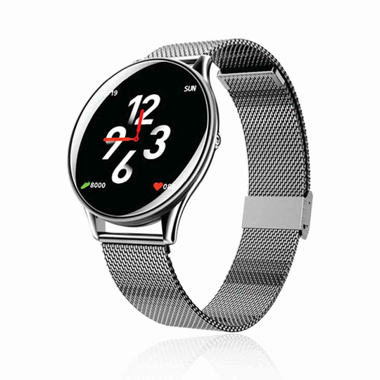 Aquarius Aq137 Round Screen Fitness Tracker Silver