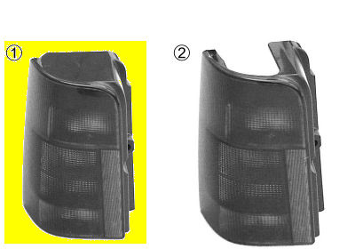 Combination Tail Light 0903932 Van Wezel 0903932