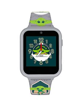 Disney Star Wars Grey Smart Watch With Printed Silicone Strap
