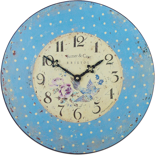 36cm Polka Dot Wall Clock