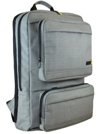 Techair EVO Magnetic - Notebook carrying backpack - 15.6 - textured grey