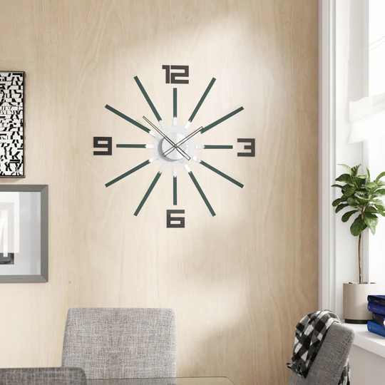 Oversized Burdett 65cm Silent Wall Clock