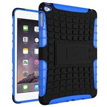 iPad Mini 4 Anti-Slip Hybrid Case - Black / Blue