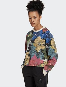 Adidas Allover Print Sweatshirt