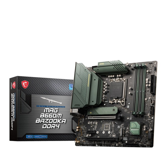 MSI MAG B660M BAZOOKA DDR4 mATX Motherboard