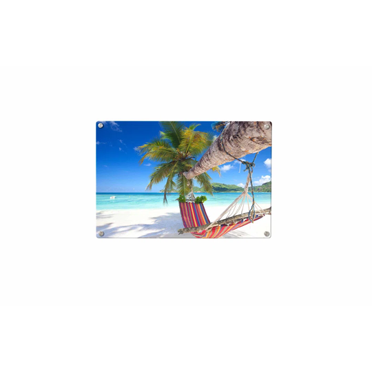 Beach Sea Magnetic Wall Mounted Photo Memo Board
