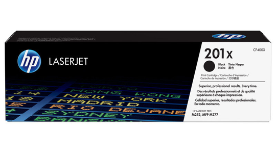 HP 201X High Yield Black Toner Cartridge - CF400X