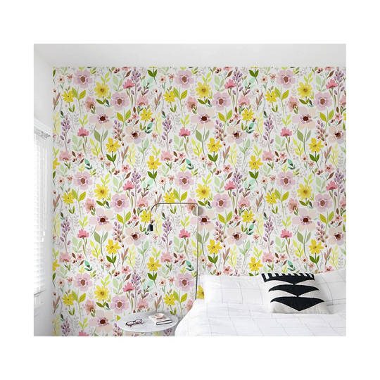 Saxmundham Flowers Wallpaper