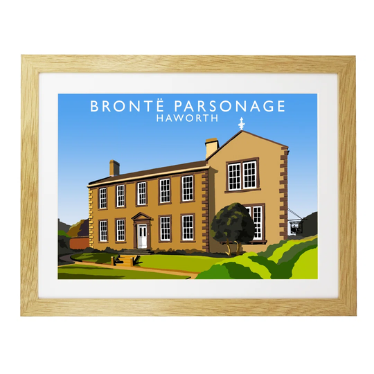 Bronte Parsonage by Richard O'Neil - Graphic Art Print on Paper