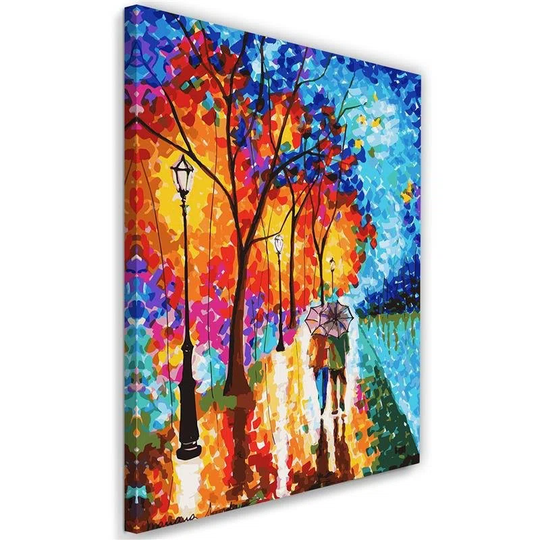 Canvas Print Autumn Trees Landscape
