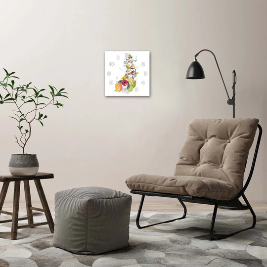 Josiiah Fruit with Ice Silent Wall Clock