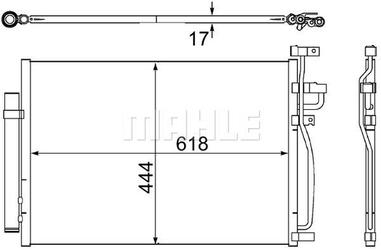 Condenser Air Conditioning 8FC351304-311 by BEHR