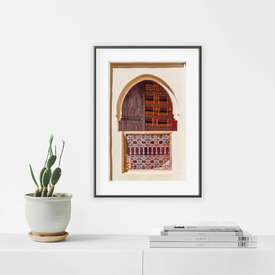 Moroccan Window N°3 - Picture Frame Photograph Print on Paper