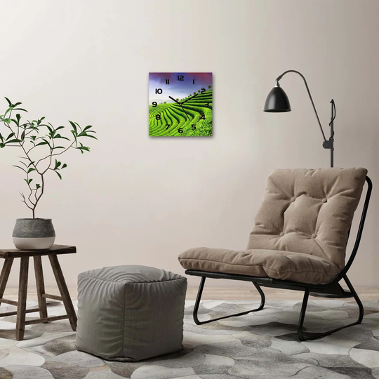 Jeymi Tea Plantation Silent Wall Clock