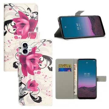 Style Series Nothing Phone (1) Wallet Case - Elegant Lotus