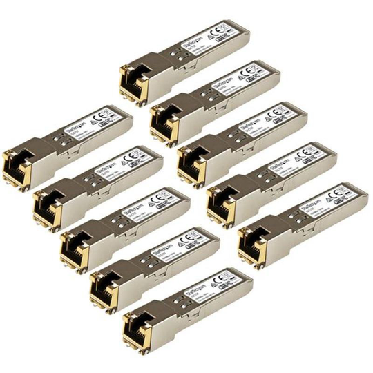 Startech.com Gigabit RJ45 Copper SFP Transceiver Module 10 Pack