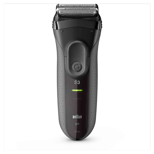 Braun BRA3000 Series 3 Proskin 3000S Shaver With Protection Cap - Black