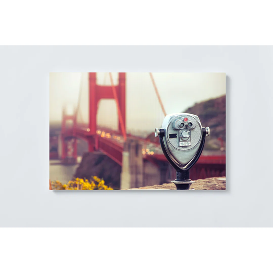 San Francisco Magnetic Wall Mounted Cork Board