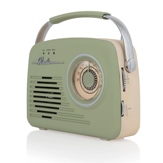 Akai Vintage FM Bluetooth Radio - Green