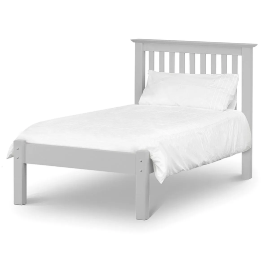 Julian Bowen Barcelona Low Foot End Dove Grey Bed Single