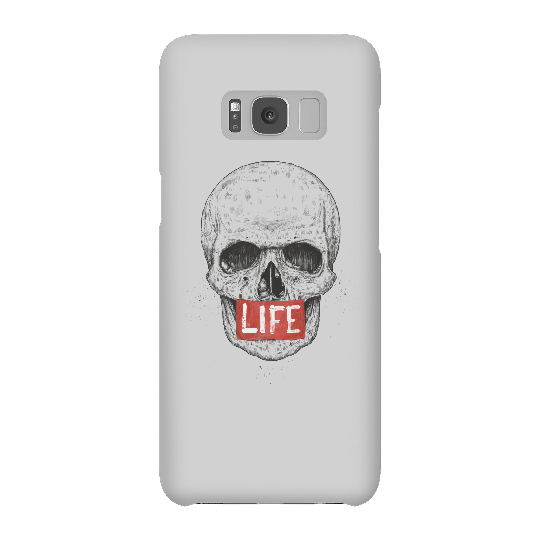 Balazs Solti Life Skull Phone Case for iPhone and Android - Samsung S8 - Snap Case - Matte
