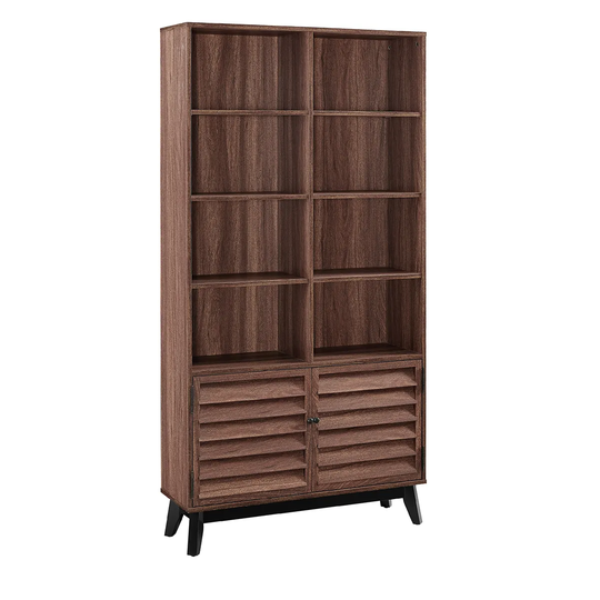 Dorel Vaughn Bookcase - Walnut