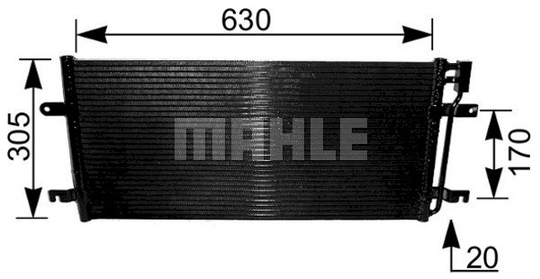 Condenser Air Conditioning 8FC351037-701 by BEHR