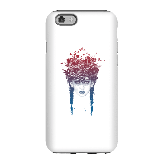 Balazs Solti Native Girl Phone Case for iPhone and Android - iPhone 6 - Tough Case - Matte