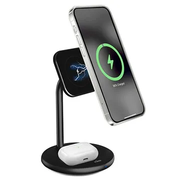 Puro Mag 2-in-1 Magnetic Wireless Fast Charging Station - 15W