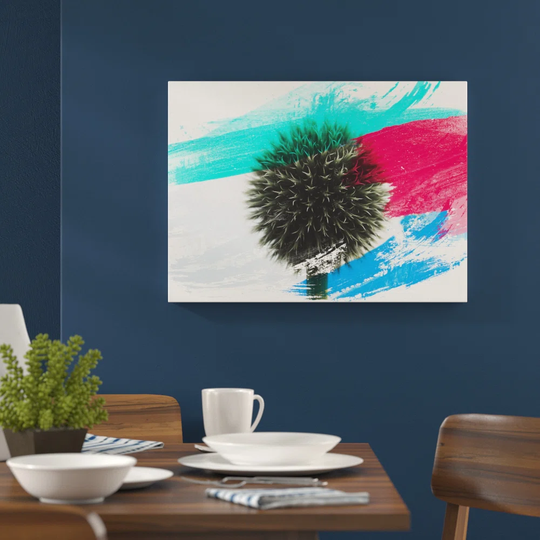 'Flower Globe Thistle' Graphic Art Print Poster