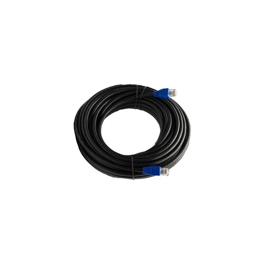Multi-cable Networking 50m Cat5E outdoor Direct Burial Ethernet Cable with RJ-45 Plug - FTP - CCA - Black - 50 meter