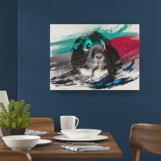 'Guinea Pig' Graphic Art Print Poster