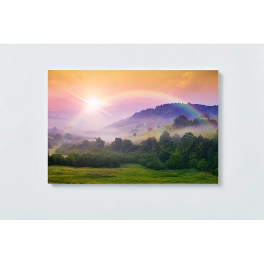 Mountain Meadow Magnetic Wall Mounted Cork Board
