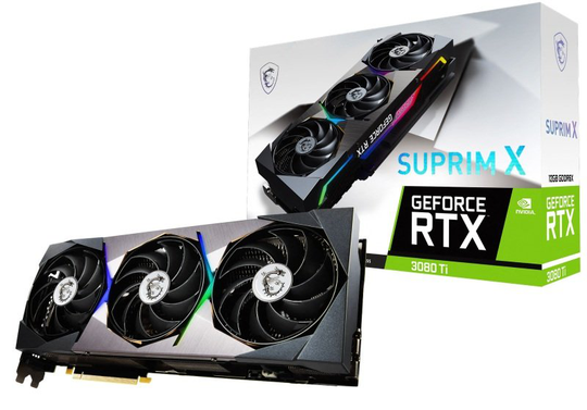MSI GeForce RTX 3080 Ti SUPRIM X 12GB Graphics Card